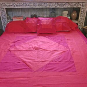 COPRIPIUMONE KADIR ROSSO E FUCSIA