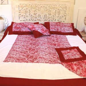 COPRIPIUMONE KADIR FANTASIA ROSSO E BIANCO