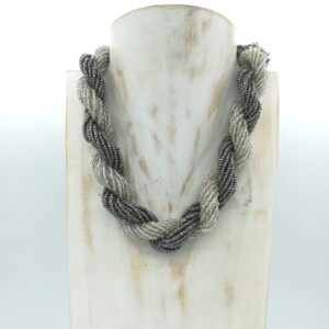 COLLANA YARA BICOLOR ARGENTO