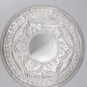 sottopiatti tondi FLOWERS in latta