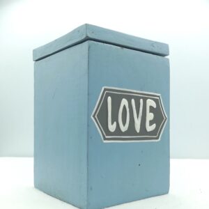 SCATOLA LOVE AZZURRA