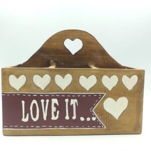 PORTA OGGETTI LOVE IT MARRONE