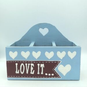 PORTA OGGETTI LOVE IT AZZURRO