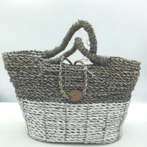 BORSA SEA MEDIA SCURA E ARGENTO