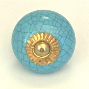 POMELLI TURCHESE EFFETTO CRACKLE