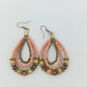 ORECCHINI MILLY ROSA