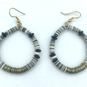 ORECCHINI SAMY BIANCHI E NERI