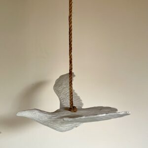 gabbiano in legno da appendere