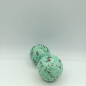 PALLE IN TERRACOTTA VERDE SCREZIATO MISURA PICCOLA