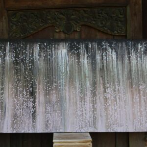 QUADRO WATERFALL NERO GRANDE