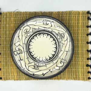 SOTTOPIATTI RAFI CON NAPPINE NERE