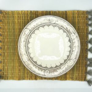 SOTTOPIATTI RAFI CON NAPPINE GRIGIE