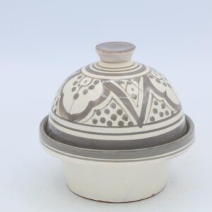 PORTA BURRO ABBAS BIANCO E GRIGIO