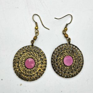 ORECCHINI JANIS CON PIETRA ROSA