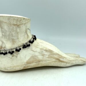 cavigliera pendenti neri