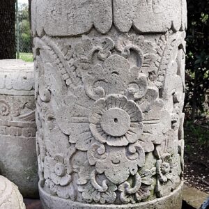 VASO STONE FLOWERS MEDIO ALTO