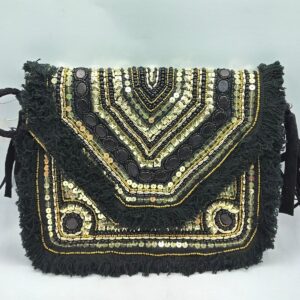 BORSA JASMINE NERA E ORO