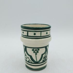 BICCHIERE PICCOLO AMIR BIANCO E VERDE