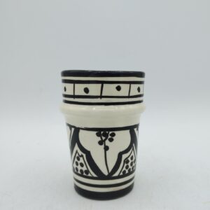 BICCHIERE PICCOLO AMIR BIANCO E NERO