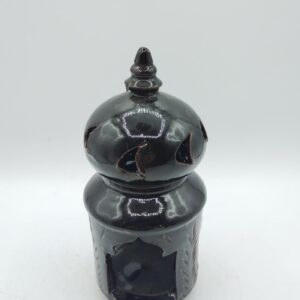 PORTACANDELA MALIKA NERO