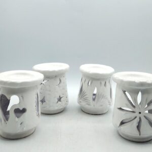 PORTACANDELA TAZIRI BIANCO