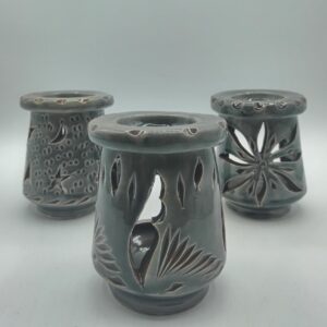 PORTACANDELA TAZIRI GRIGIO